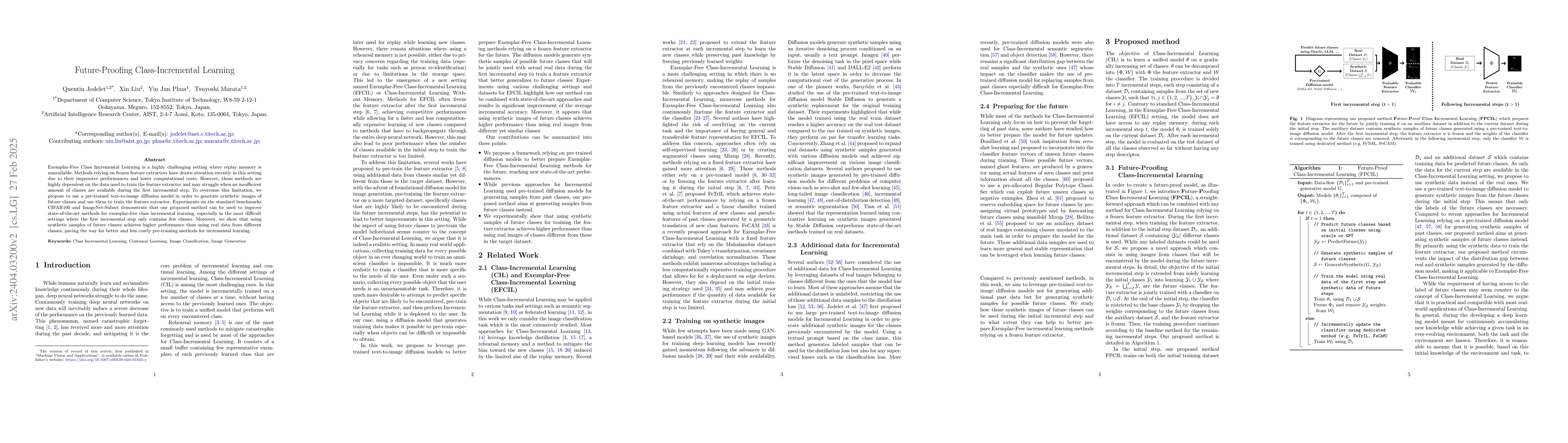 Thumbnail for Future-Proofing Class Incremental Learning