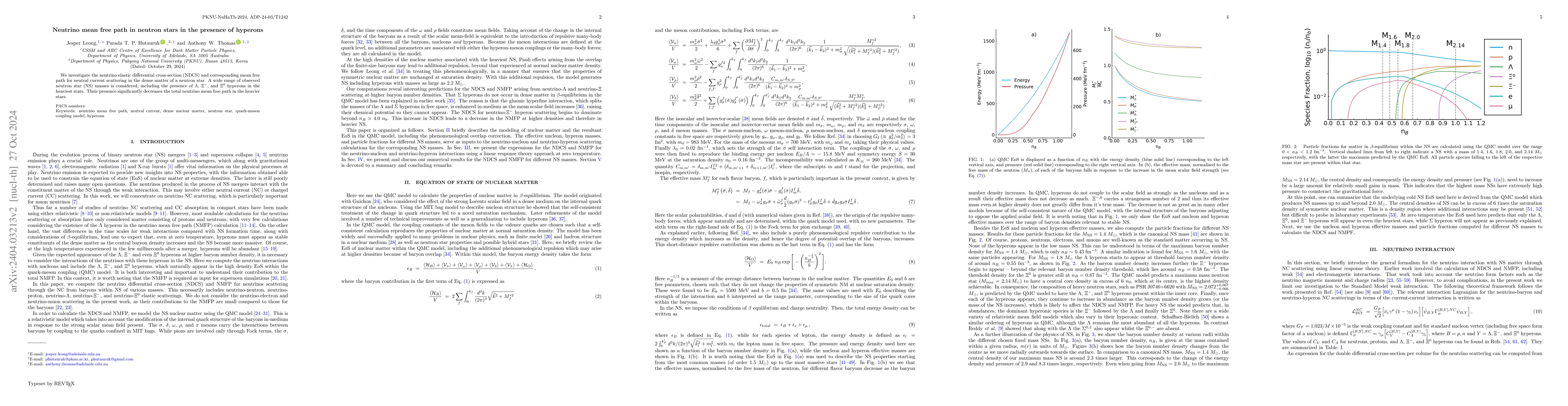 Thumbnail for Neutrino mean free path in neutron stars in the presence of hyperons