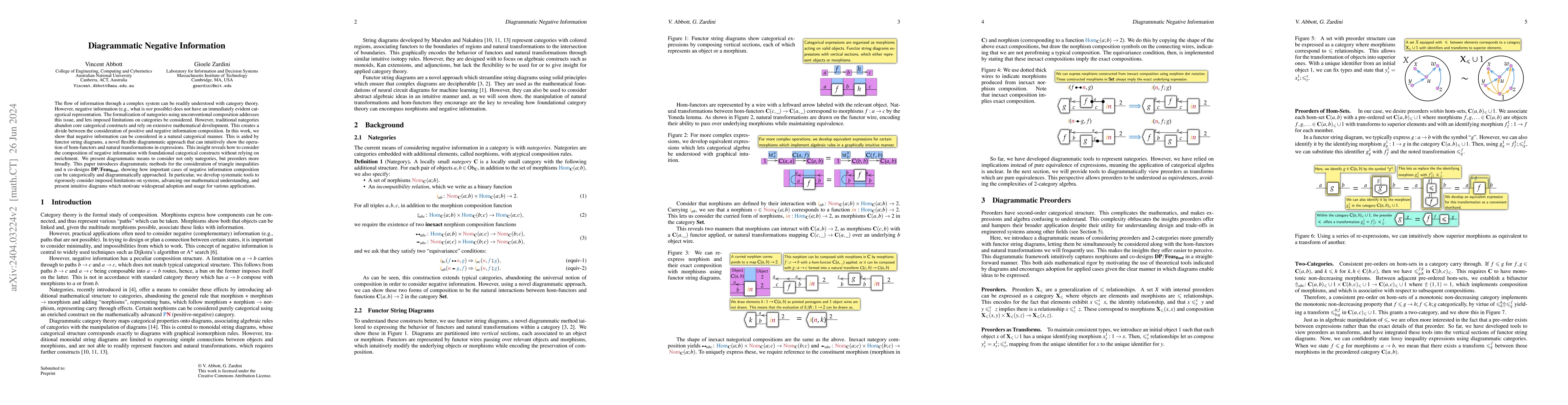 Thumbnail for Diagrammatic Negative Information