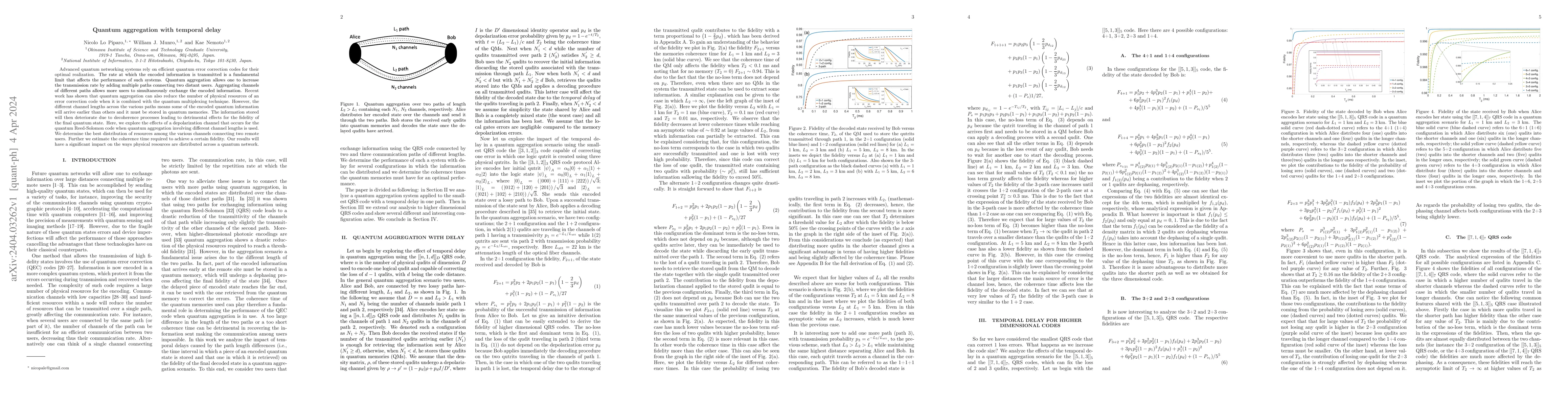 Thumbnail for Quantum aggregation with temporal delay