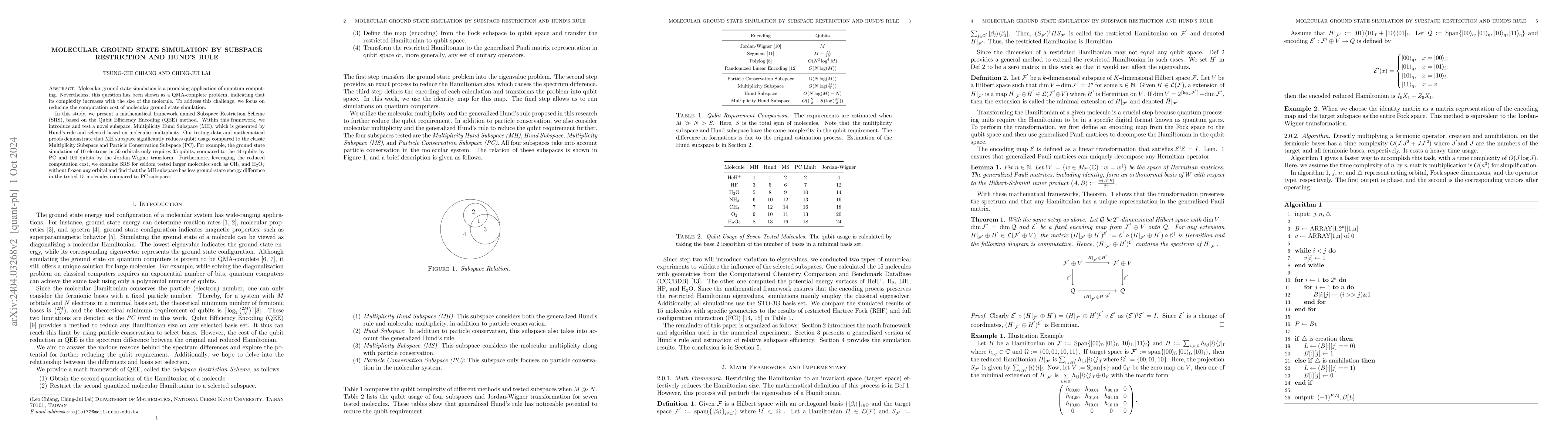 Thumbnail for Efficient Ground State Estimation Using Generalized Hund's Rule