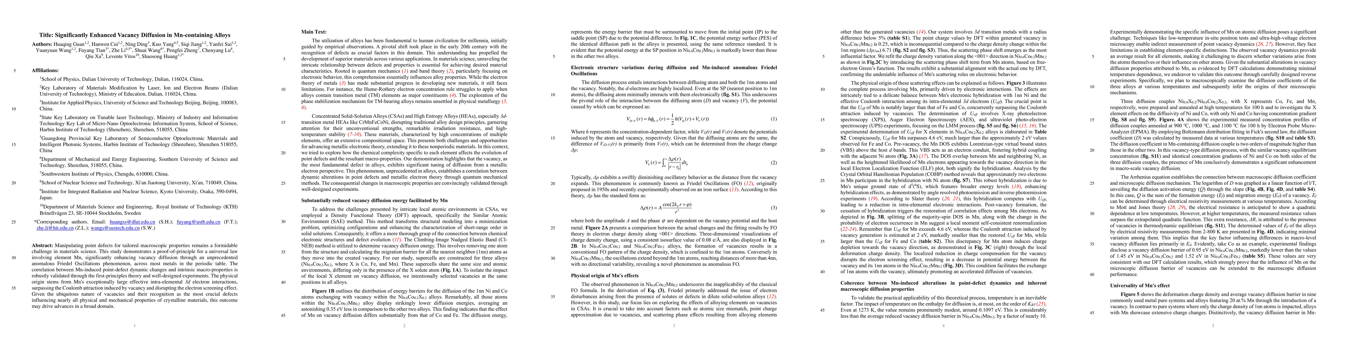 Thumbnail for Significantly Enhanced Vacancy Diffusion in Mn-containing Alloys