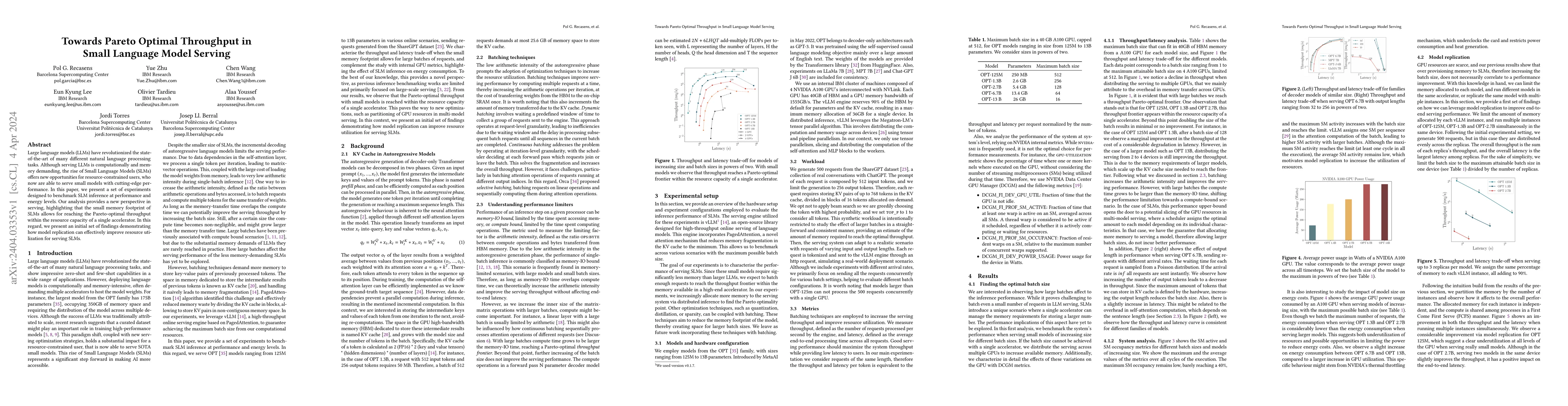 Thumbnail for Towards Pareto Optimal Throughput in Small Language Model Serving