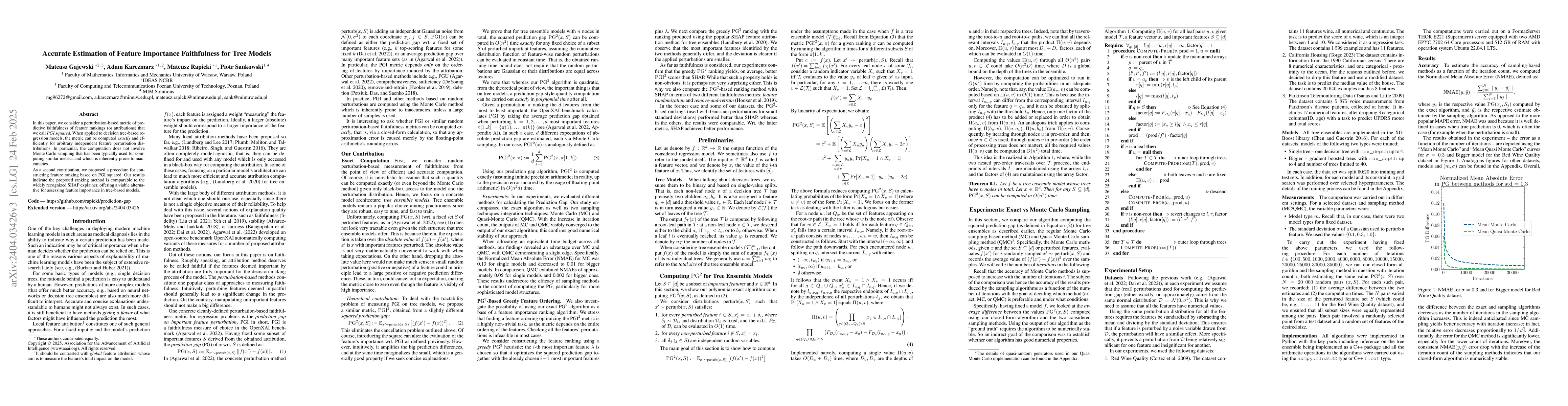 Thumbnail for Accurate estimation of feature importance faithfulness for tree models