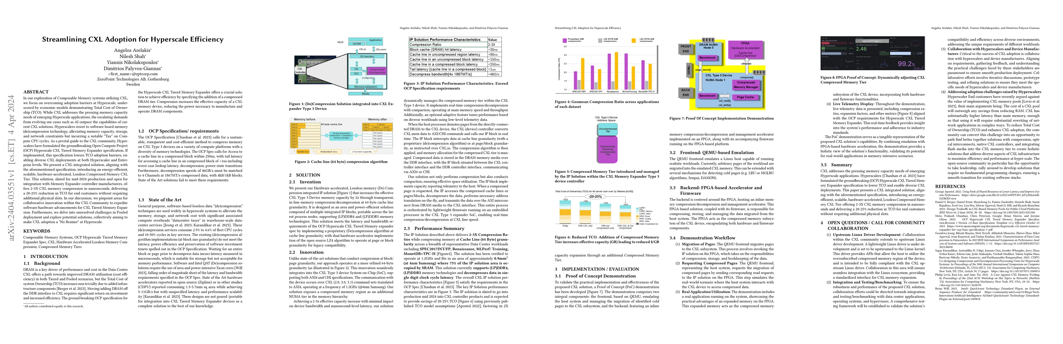 Thumbnail for Streamlining CXL Adoption for Hyperscale Efficiency