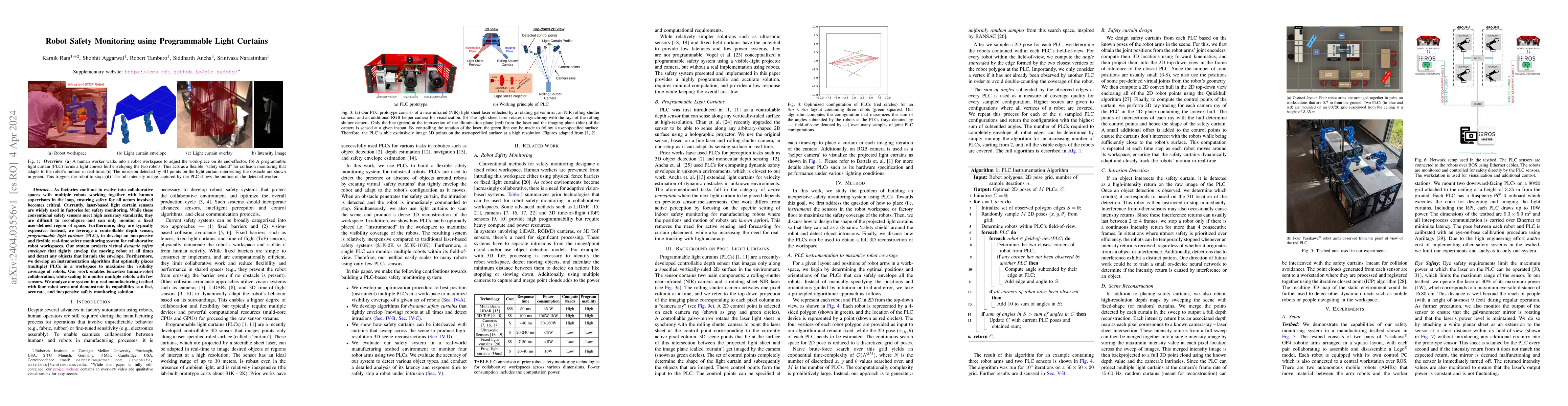 Thumbnail for Robot Safety Monitoring using Programmable Light Curtains