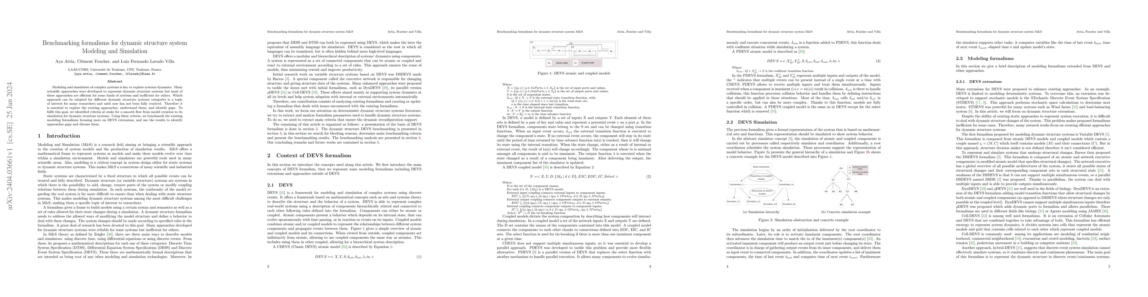 Thumbnail for Benchmarking formalisms for dynamic structure system Modeling and
  Simulation