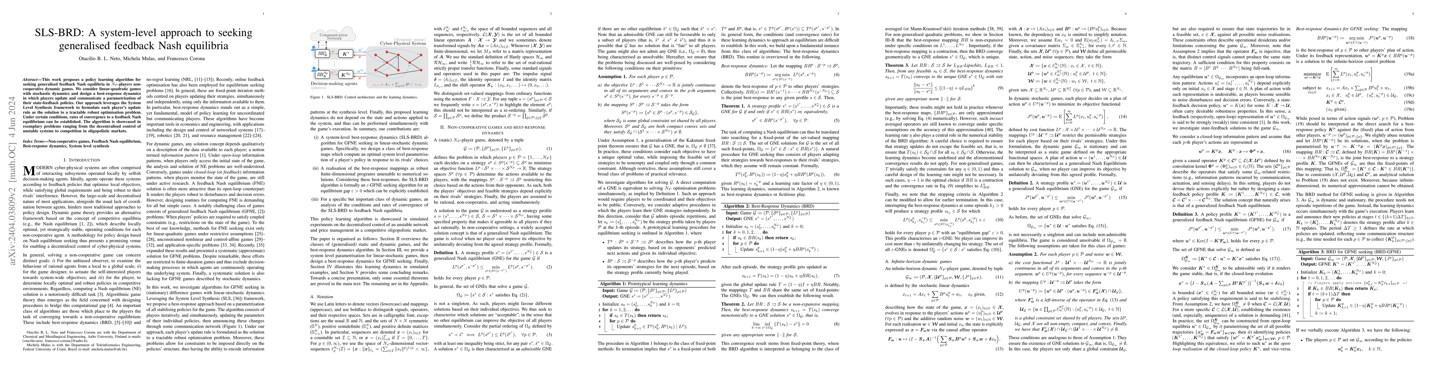 Thumbnail for SLS-BRD: A system-level approach to seeking generalised feedback Nash
  equilibria