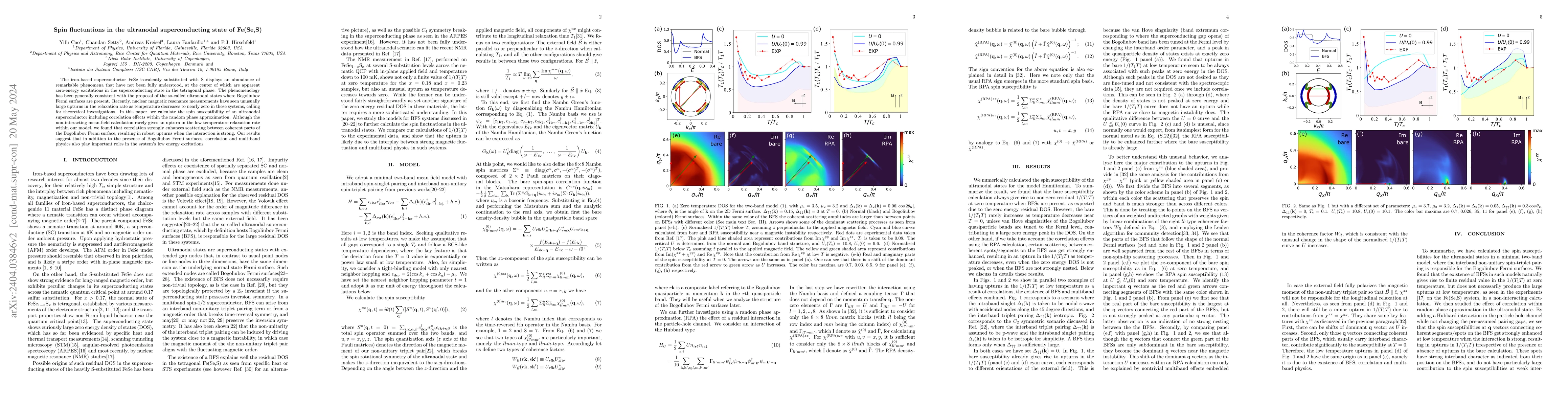 Thumbnail for Spin fluctuations in the ultranodal superconducting state of Fe(Se,S)