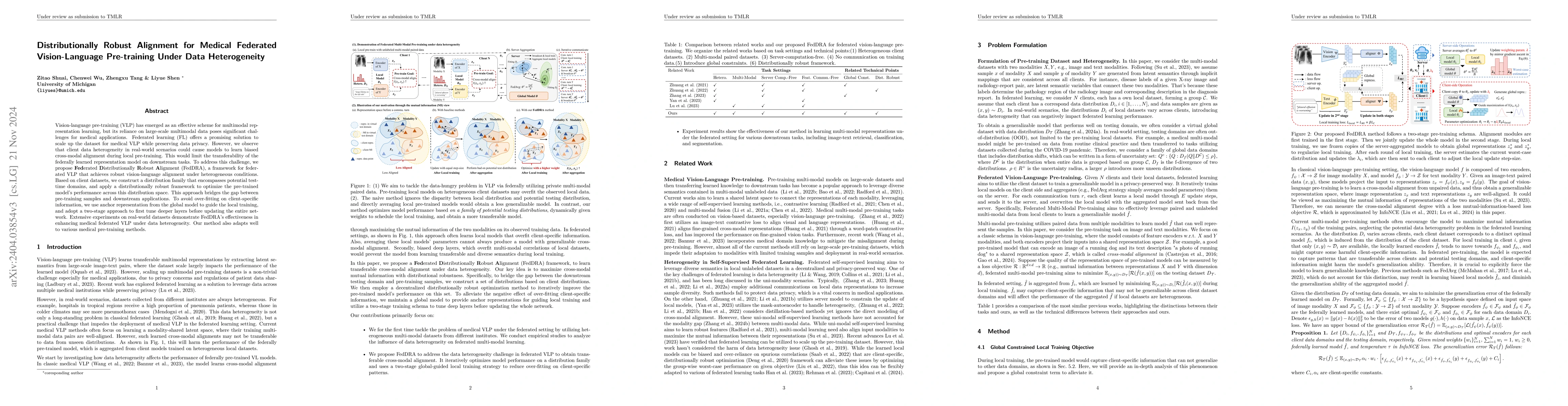 Thumbnail for Align as Ideal: Cross-Modal Alignment Binding for Federated Medical
  Vision-Language Pre-training