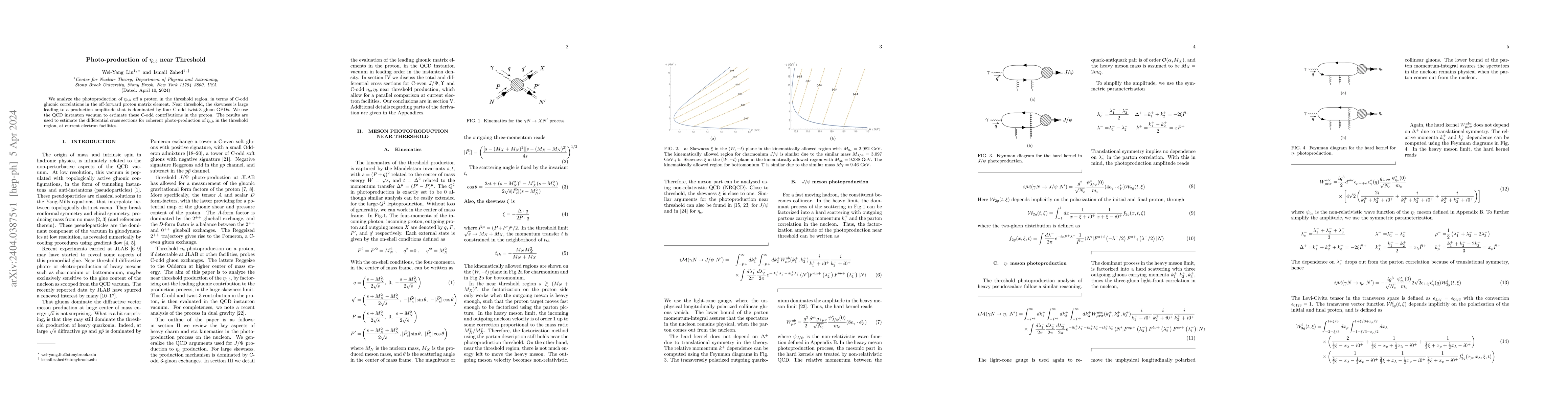 Thumbnail for Photo-production of $\eta_{c,b}$ near Threshold
