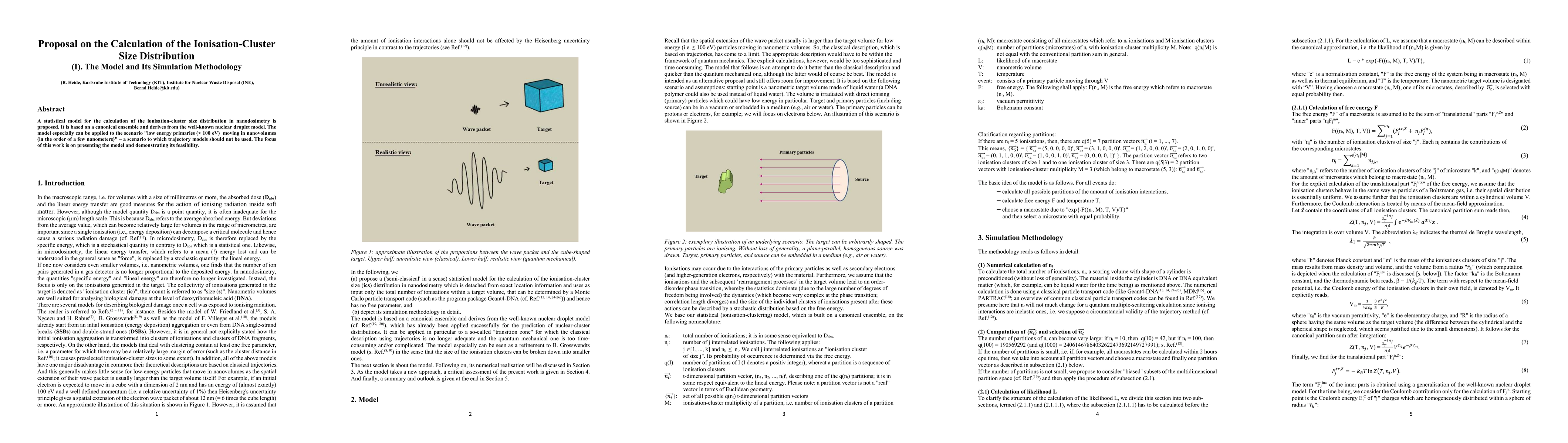 Thumbnail for Proposal on the Calculation of the Ionisation-Cluster Size Distribution