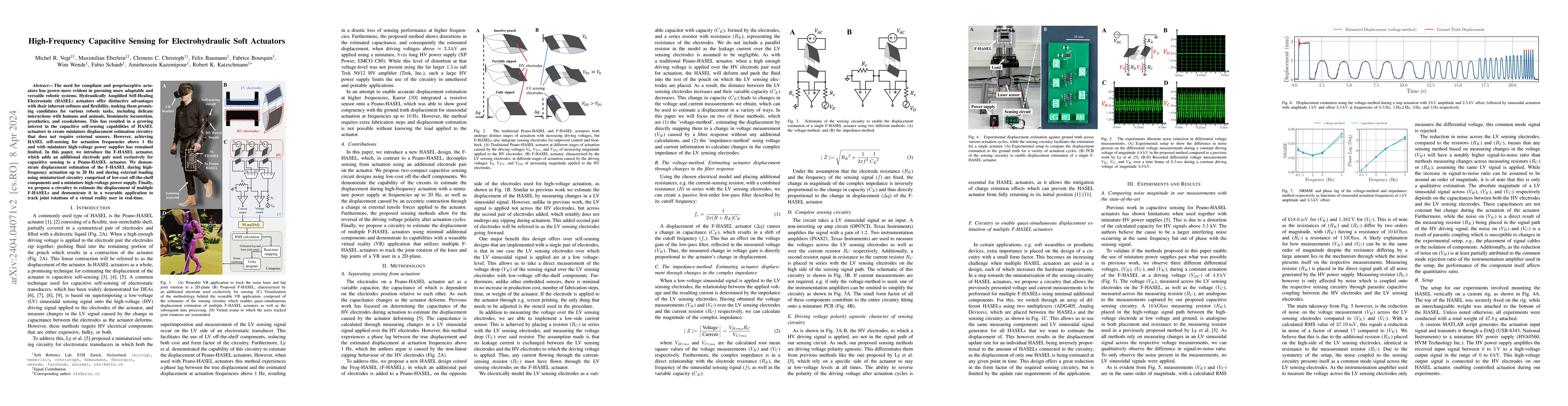Thumbnail for High-Frequency Capacitive Sensing for Electrohydraulic Soft Actuators