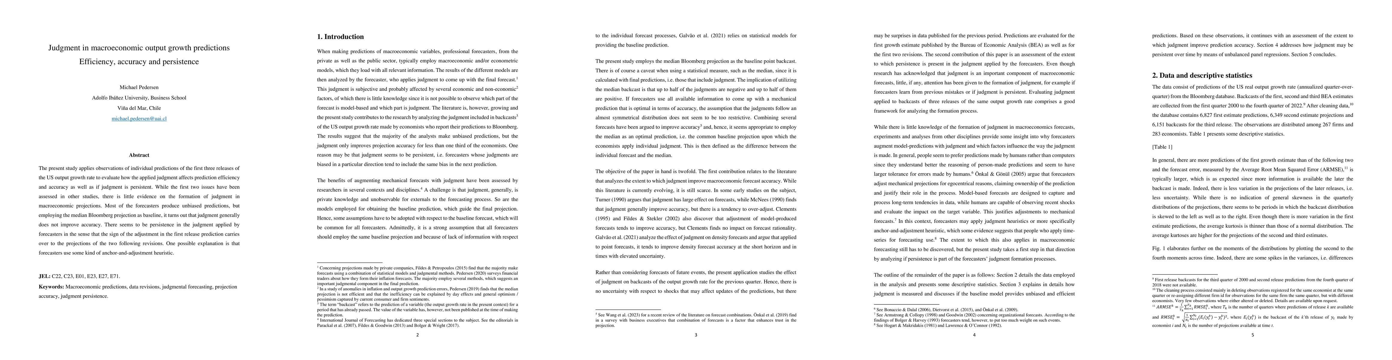 Thumbnail for Judgment in macroeconomic output growth predictions: Efficiency,
  accuracy and persistence
