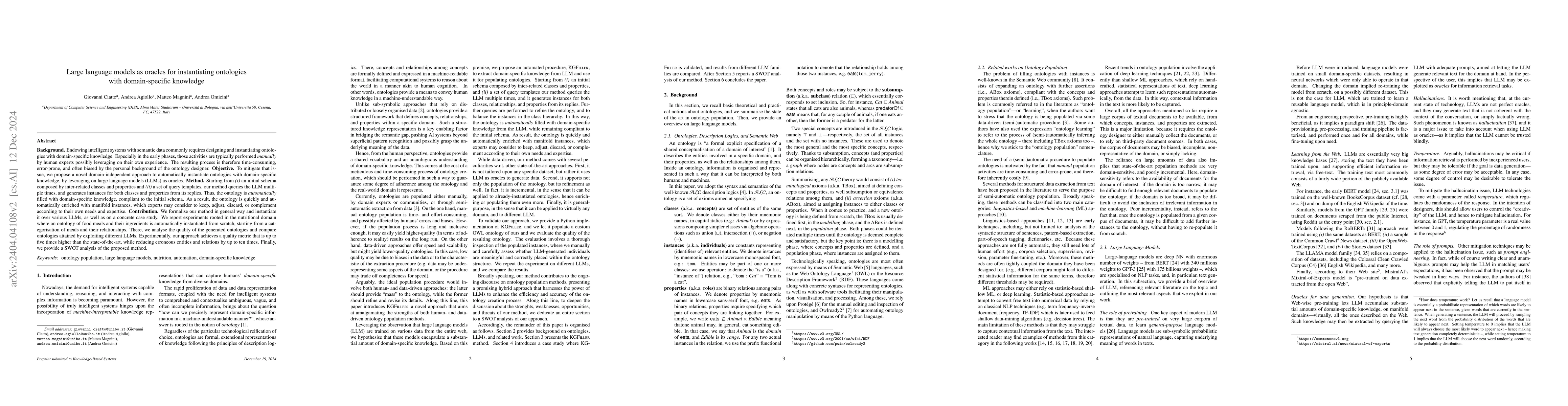 Thumbnail for Large language models as oracles for instantiating ontologies with
  domain-specific knowledge