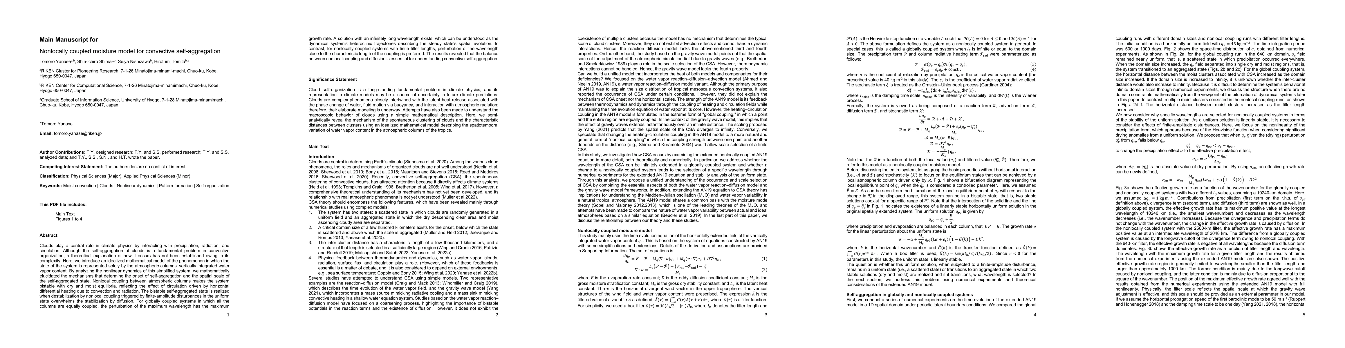 Thumbnail for Nonlocally coupled moisture model for convective self-aggregation