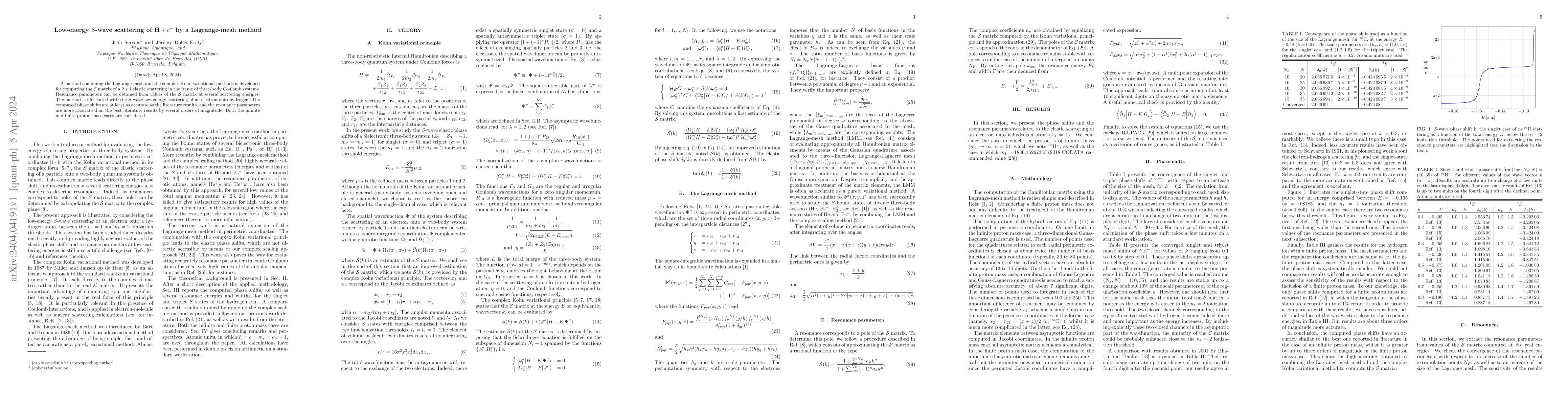 Thumbnail for Low-energy $S$-wave scattering of $\text{H}+e^-$ by a Lagrange-mesh
  method