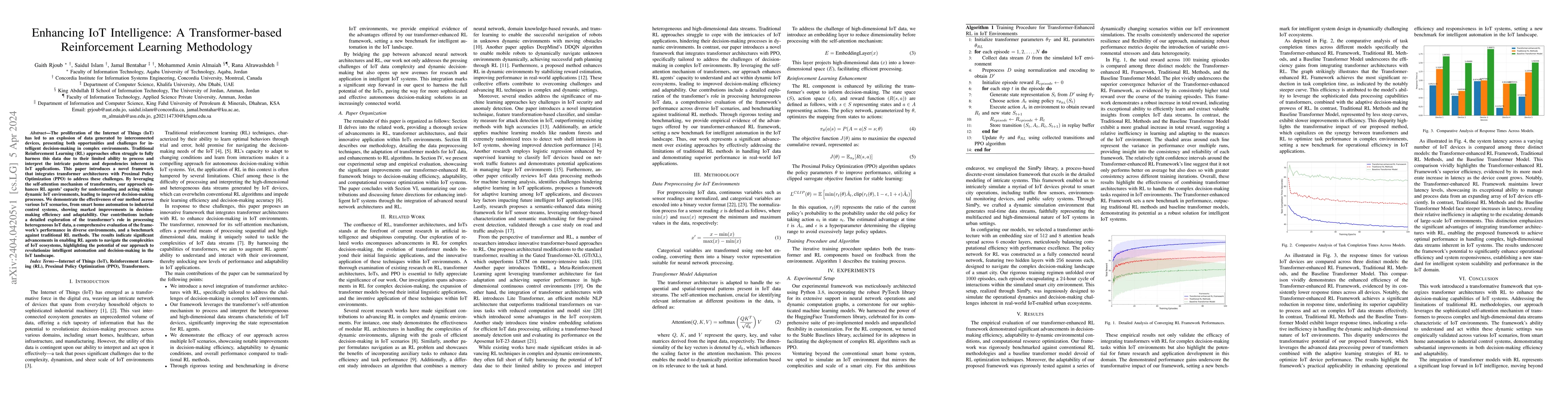Thumbnail for Enhancing IoT Intelligence: A Transformer-based Reinforcement Learning
  Methodology