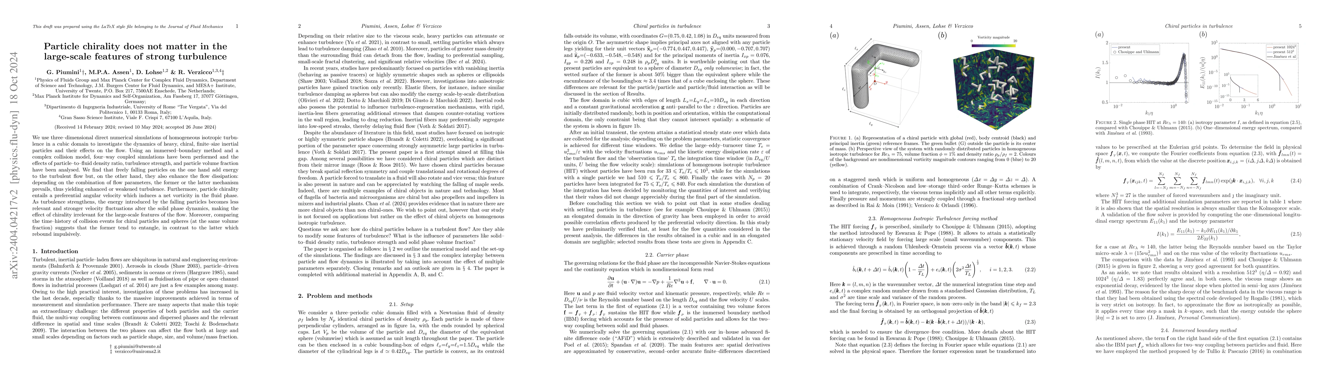 Thumbnail for Particle chirality does not matter in strong turbulence