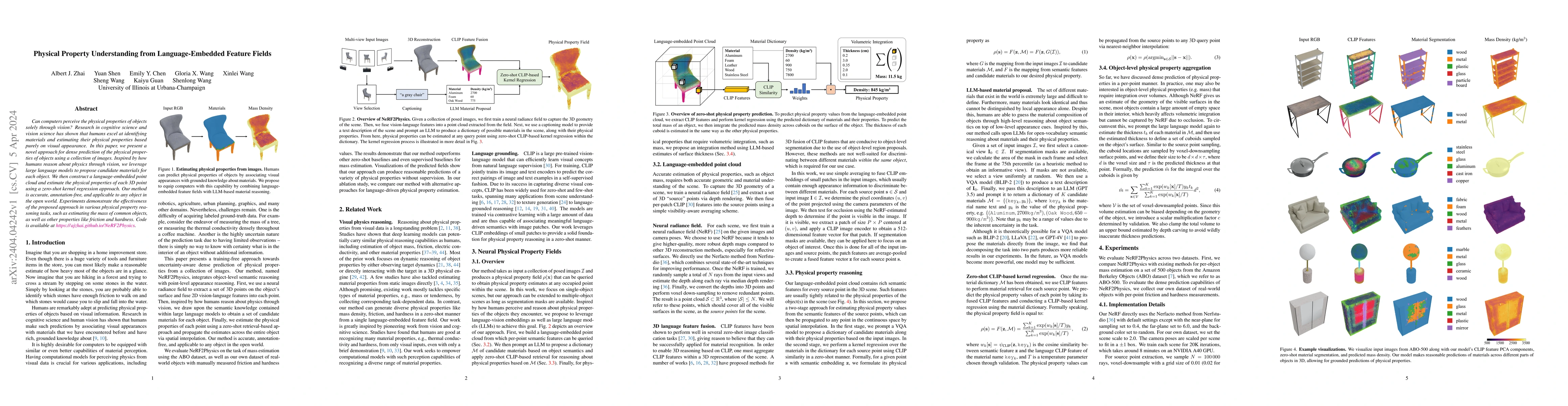 Thumbnail for Physical Property Understanding from Language-Embedded Feature Fields