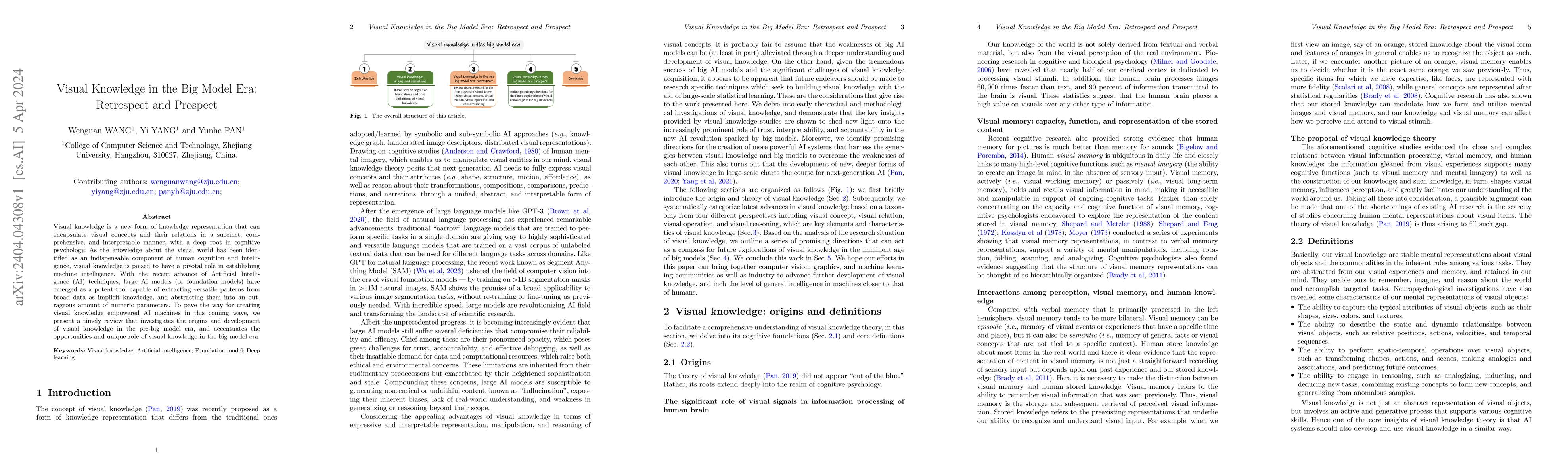 Thumbnail for Visual Knowledge in the Big Model Era: Retrospect and Prospect