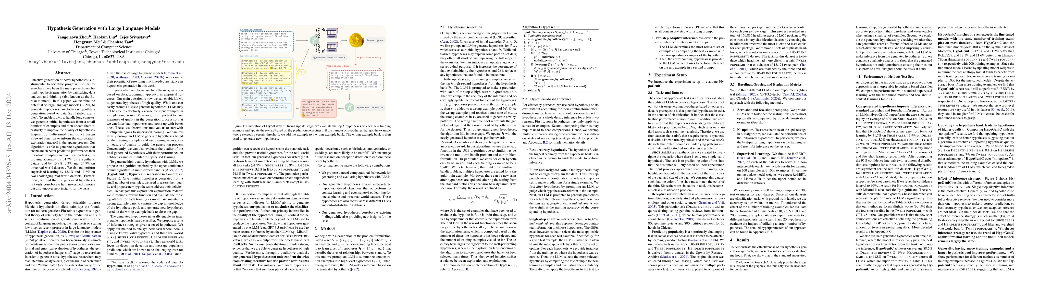 Thumbnail for Hypothesis Generation with Large Language Models