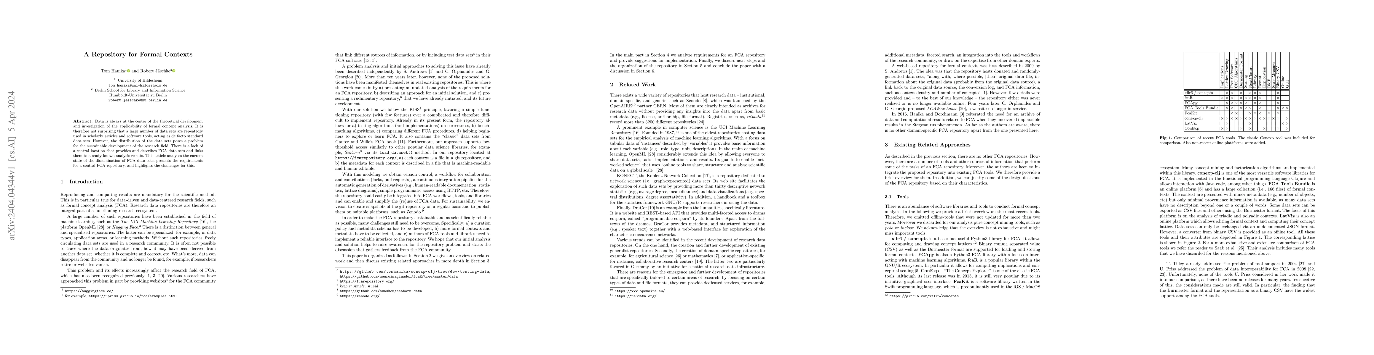 Thumbnail for A Repository for Formal Contexts