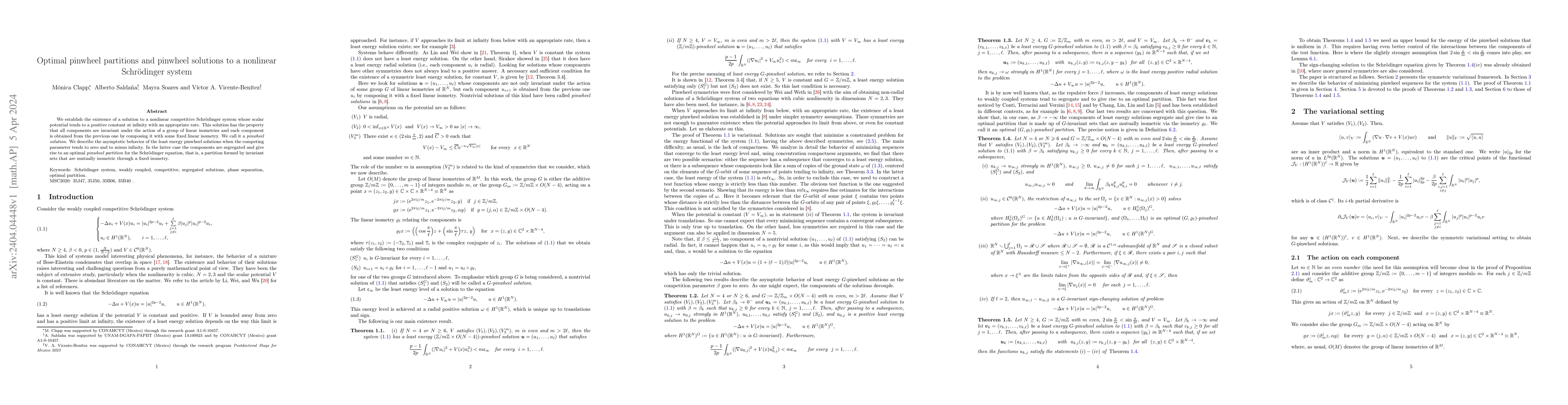 Thumbnail for Optimal pinwheel partitions and pinwheel solutions to a nonlinear
  Schr\"odinger system