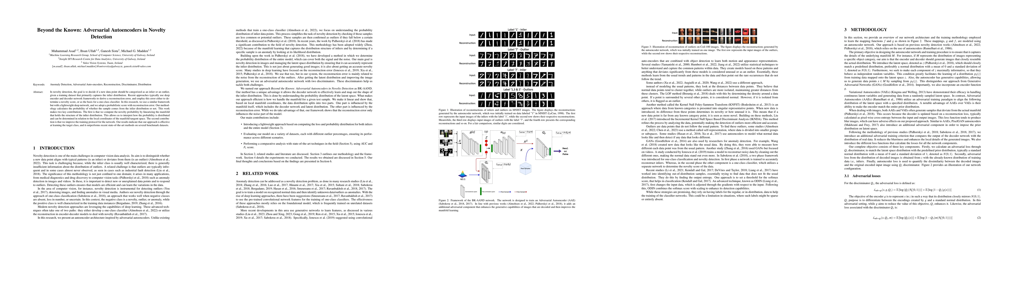 Thumbnail for Beyond the Known: Adversarial Autoencoders in Novelty Detection