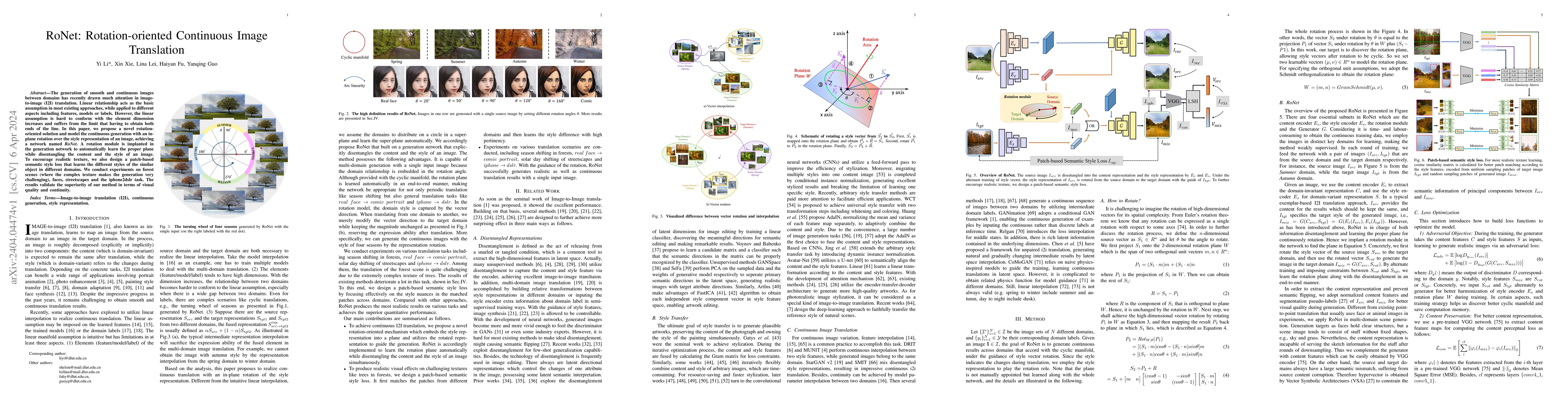 Thumbnail for RoNet: Rotation-oriented Continuous Image Translation