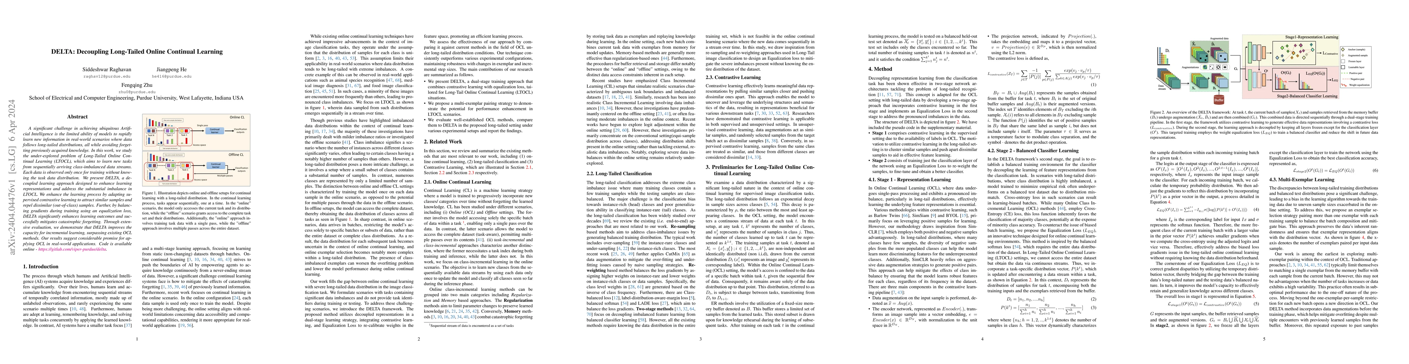 Thumbnail for DELTA: Decoupling Long-Tailed Online Continual Learning