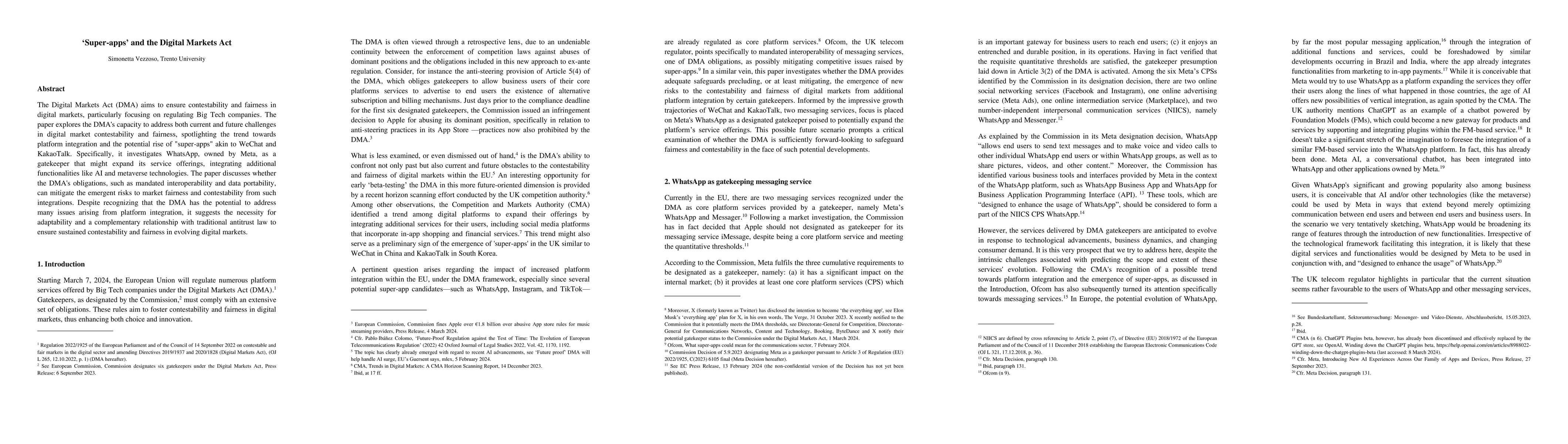 Thumbnail for Super Apps and the Digital Markets Act