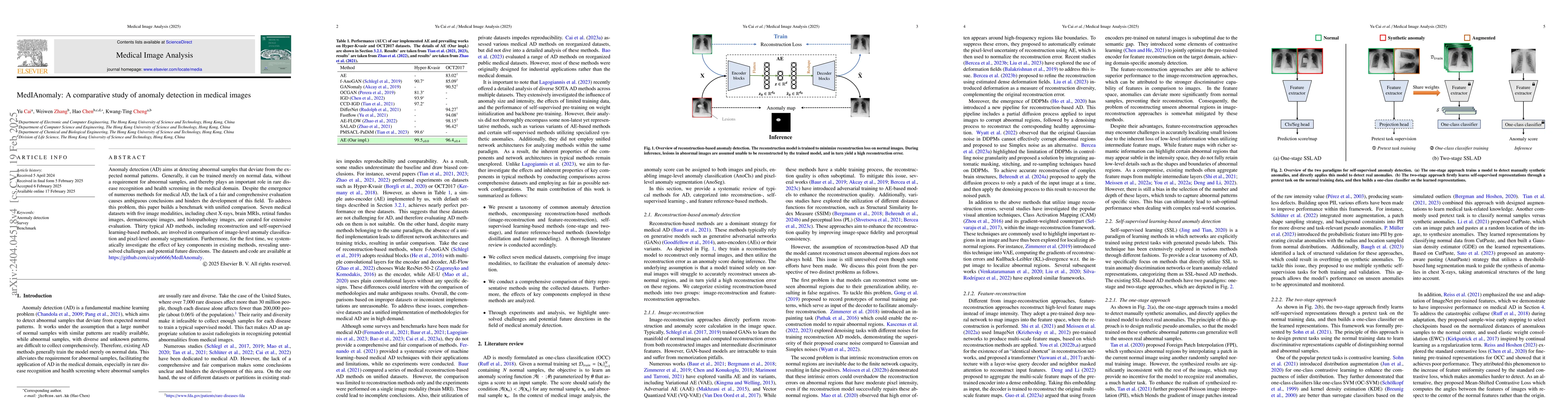Thumbnail for MedIAnomaly: A comparative study of anomaly detection in medical images