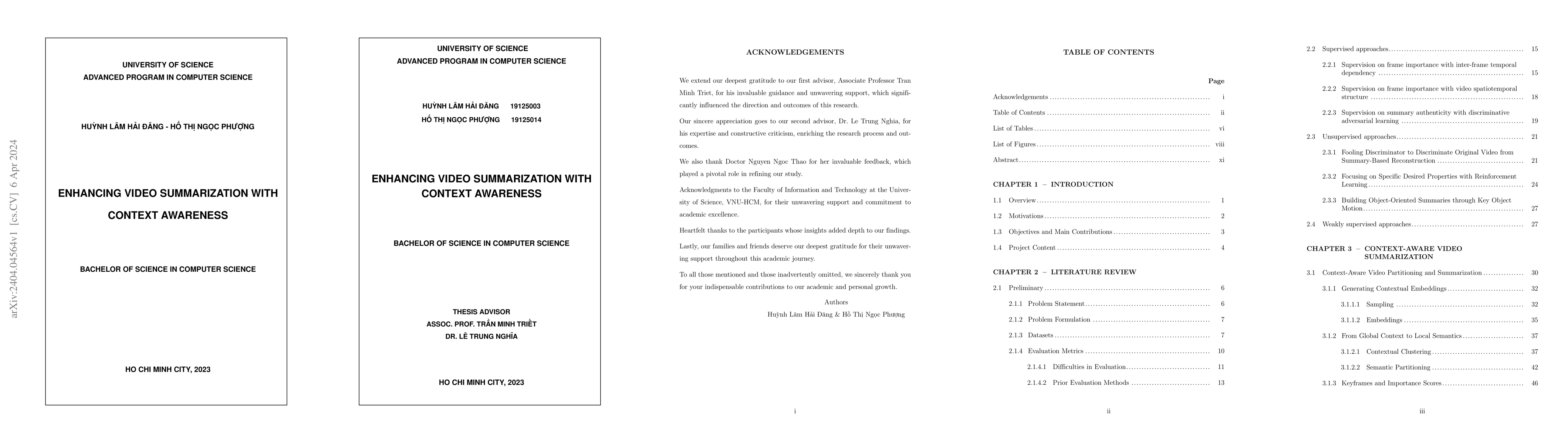 Thumbnail for Enhancing Video Summarization with Context Awareness