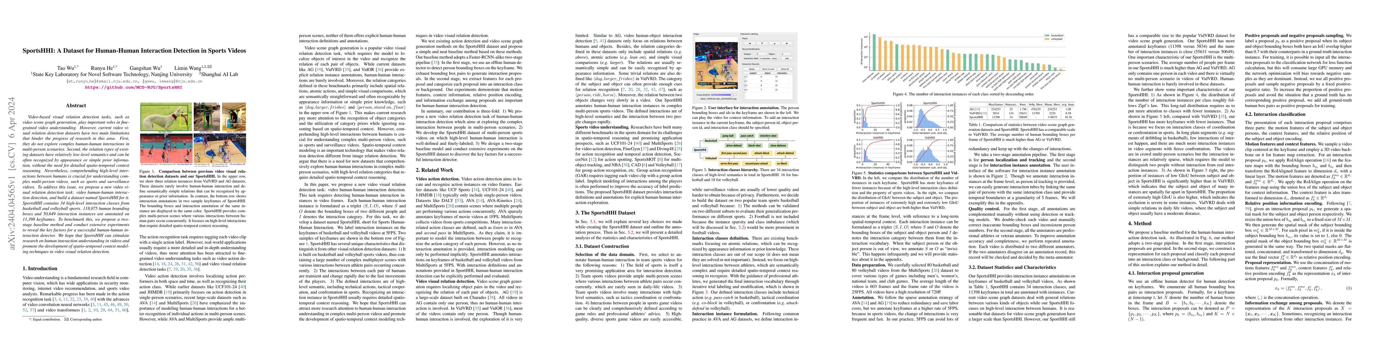 Thumbnail for SportsHHI: A Dataset for Human-Human Interaction Detection in Sports
  Videos