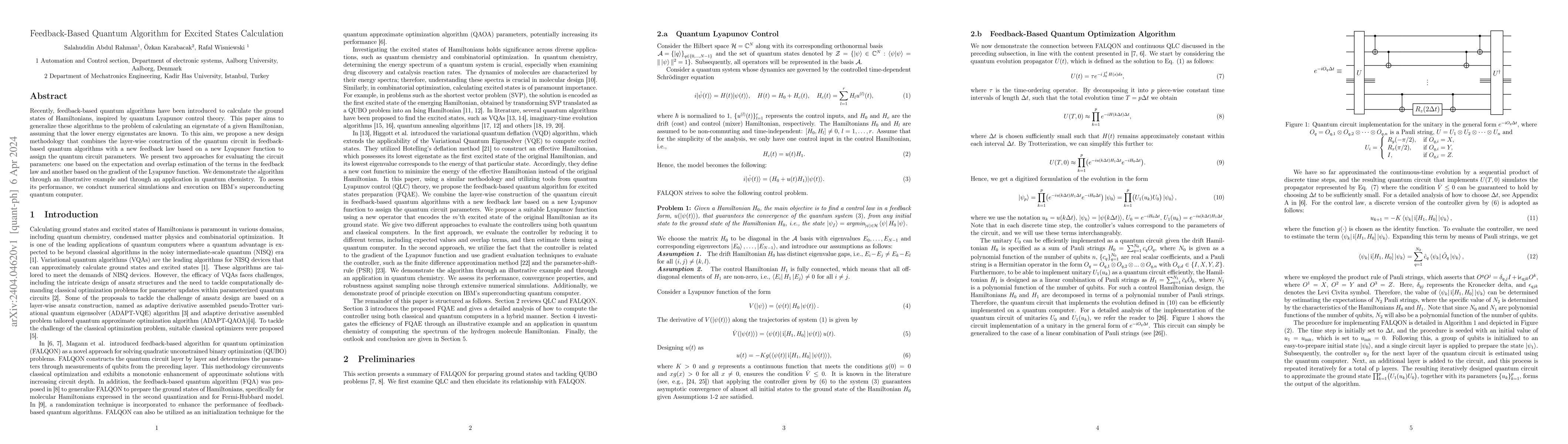 Thumbnail for Feedback-Based Quantum Algorithm for Excited States Calculation