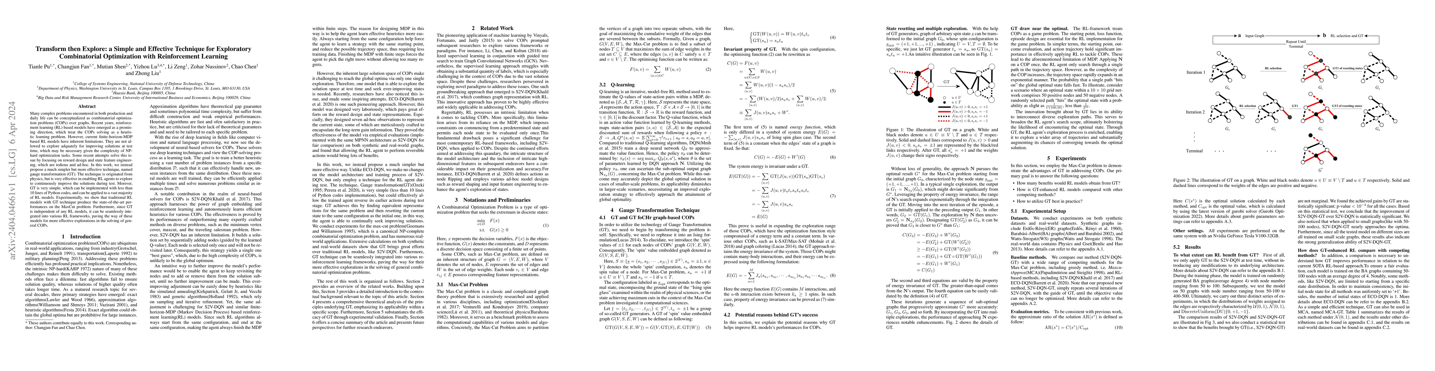 Thumbnail for Transform then Explore: a Simple and Effective Technique for Exploratory
  Combinatorial Optimization with Reinforcement Learning