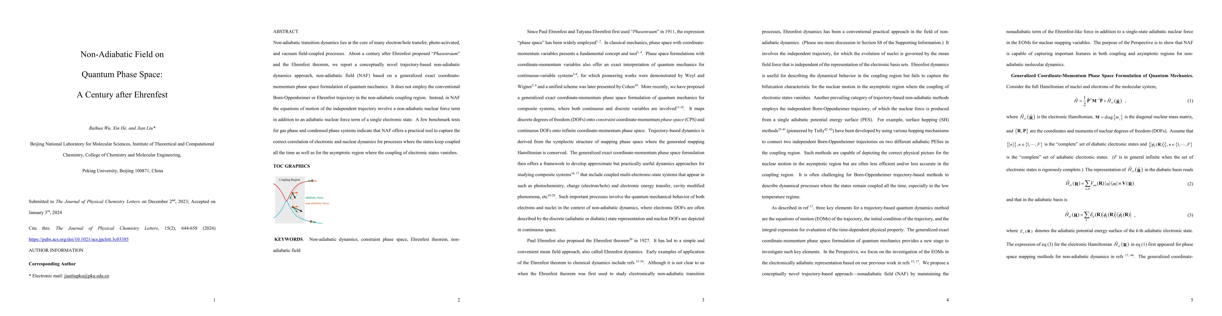 Thumbnail for Nonadiabatic Field on Quantum Phase Space: A Century after Ehrenfest