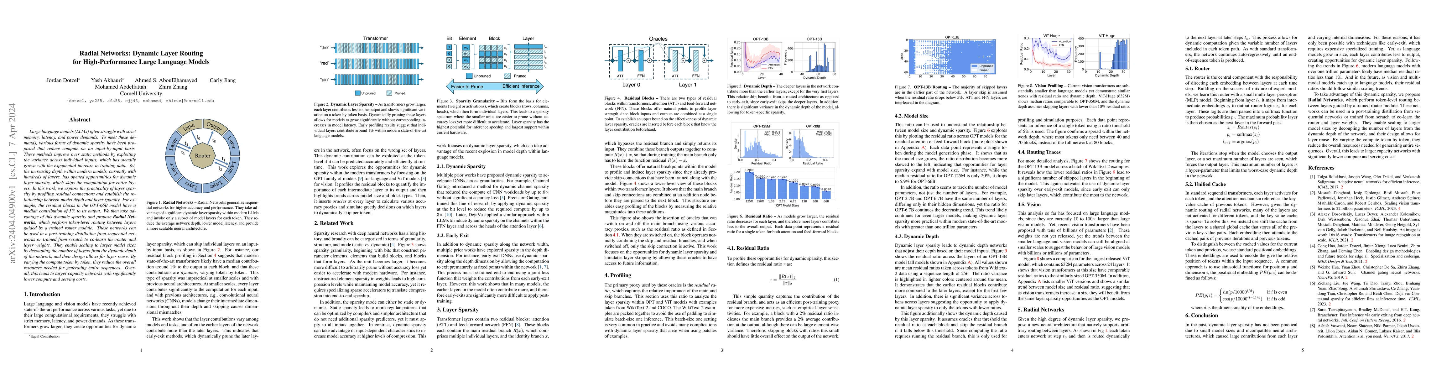 Thumbnail for Radial Networks: Dynamic Layer Routing for High-Performance Large
  Language Models