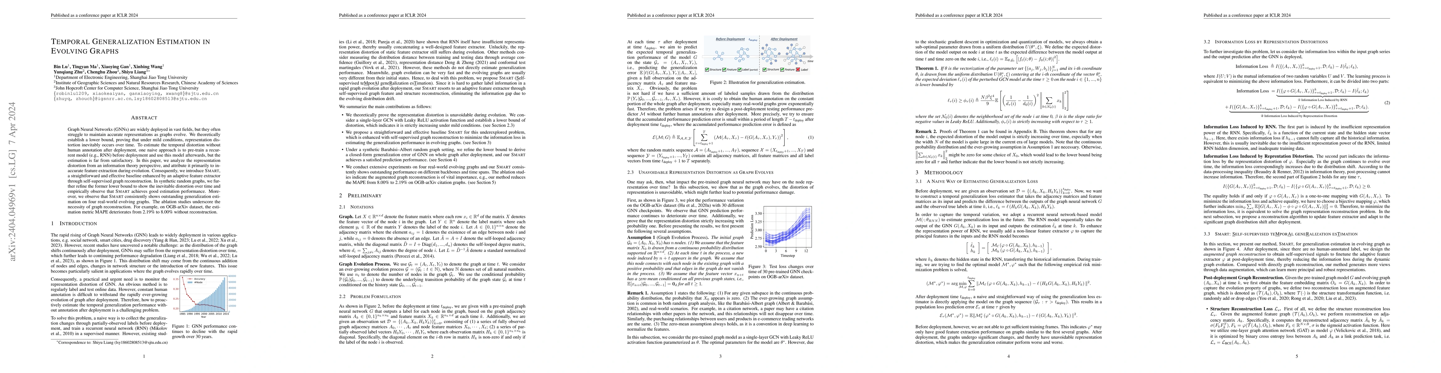 Thumbnail for Temporal Generalization Estimation in Evolving Graphs