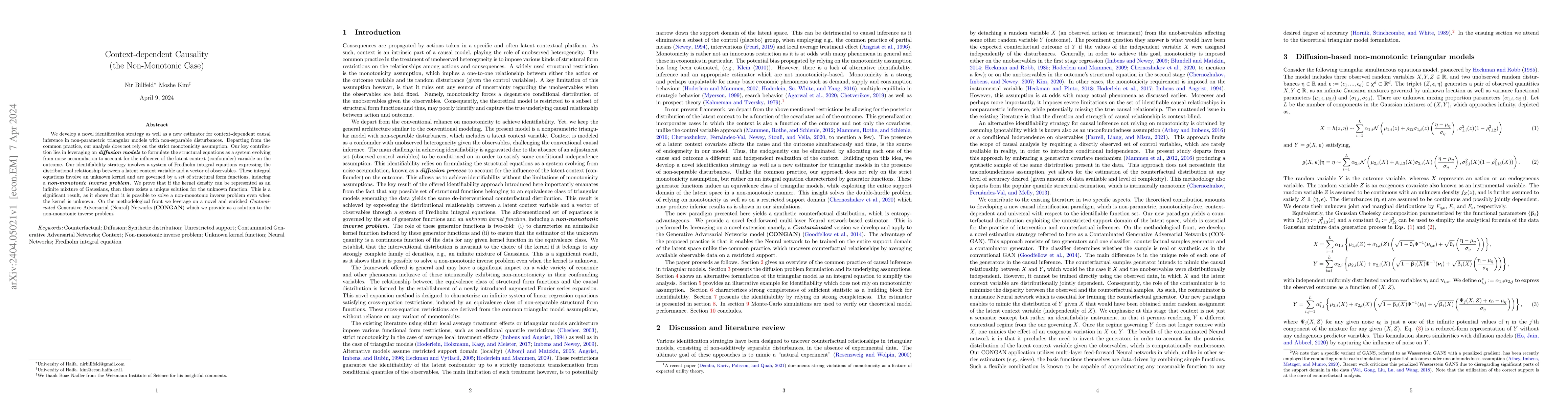 Thumbnail for Context-dependent Causality (the Non-Nonotonic Case)