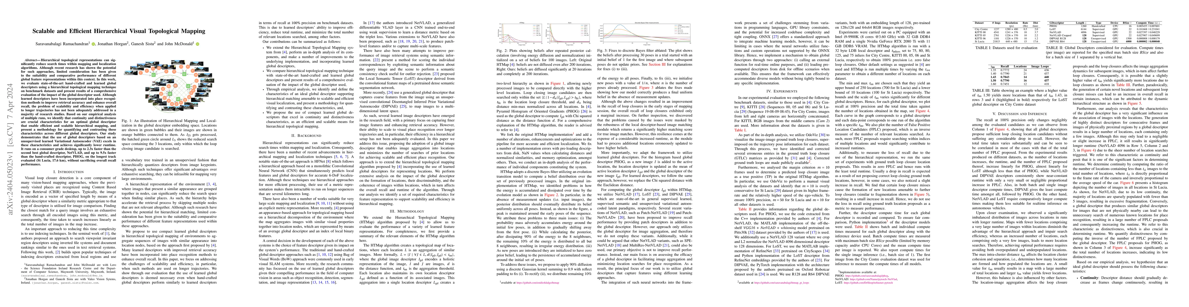 Thumbnail for Scalable and Efficient Hierarchical Visual Topological Mapping