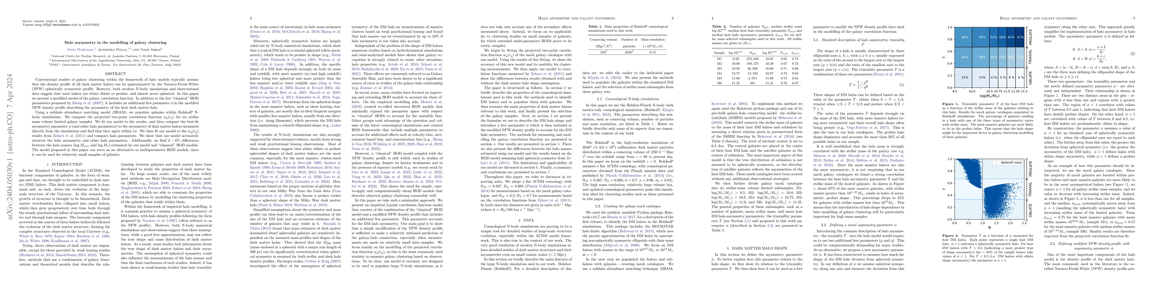 Thumbnail for Halo asymmetry in the modelling of galaxy clustering