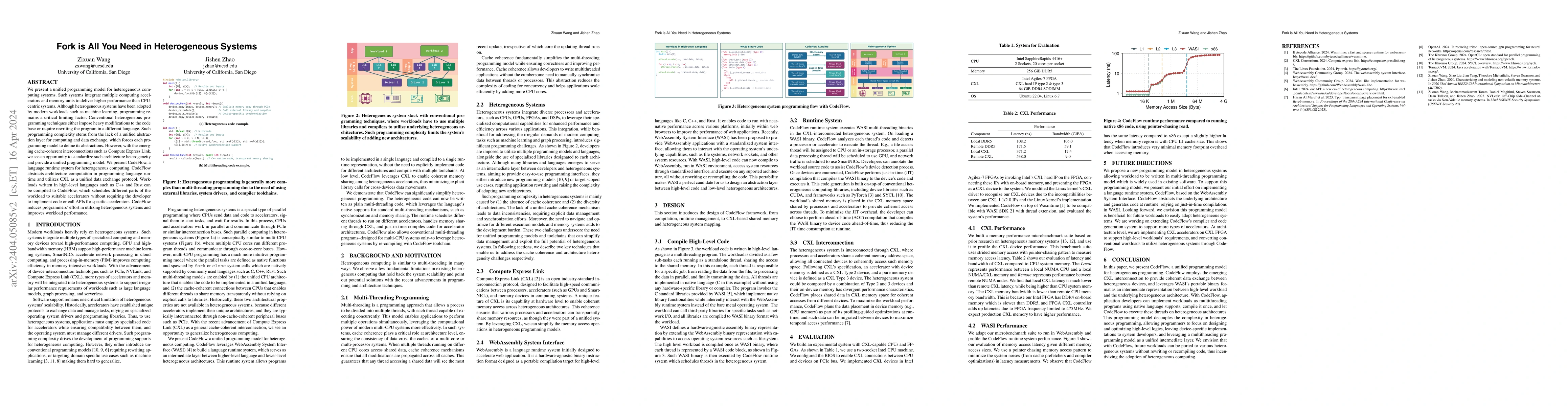 Thumbnail for Fork is All You Need in Heterogeneous Systems