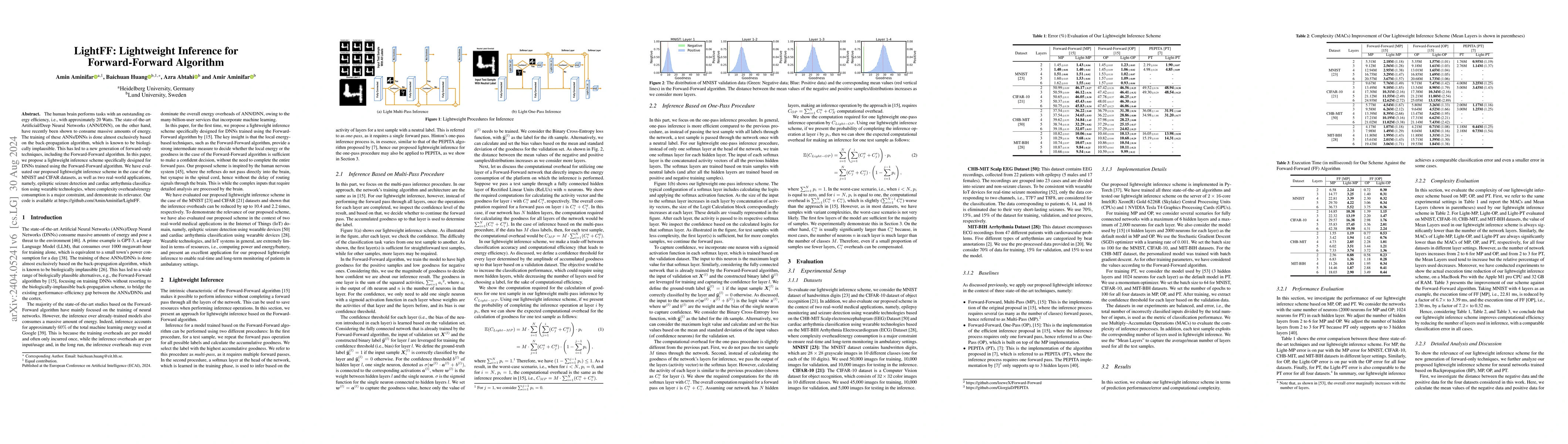 Thumbnail for Lightweight Inference for Forward-Forward Algorithm