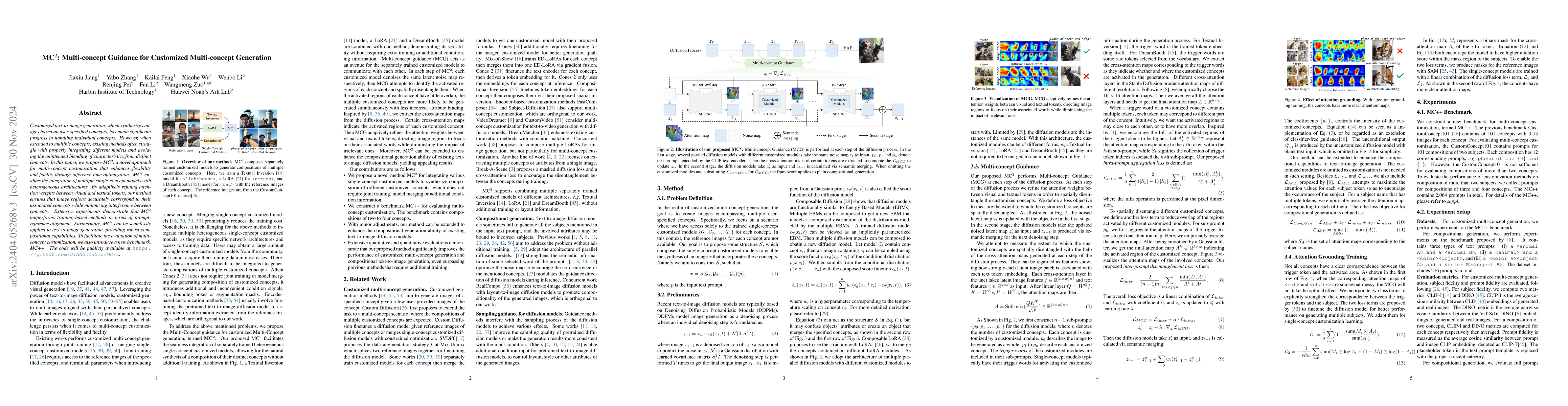Thumbnail for MC$^2$: Multi-concept Guidance for Customized Multi-concept Generation