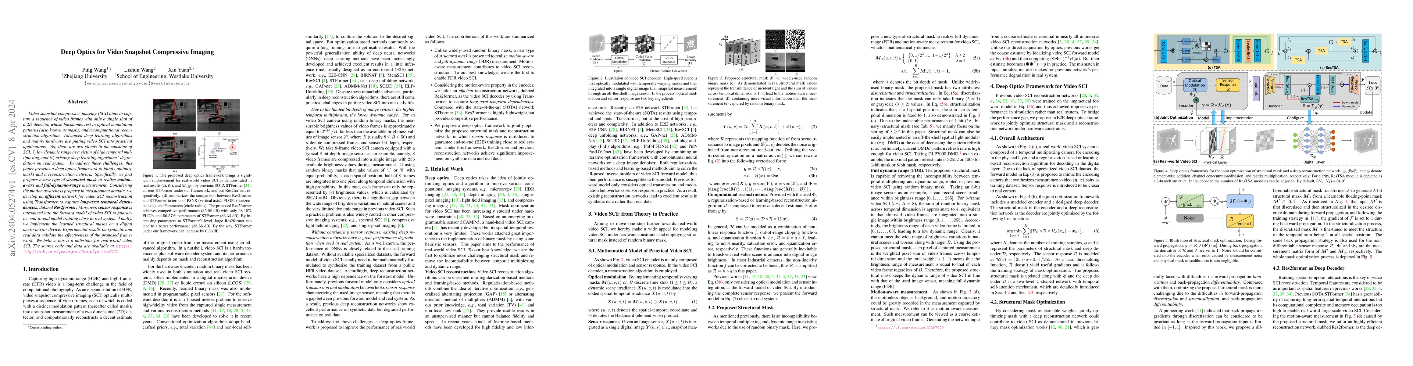 Thumbnail for Deep Optics for Video Snapshot Compressive Imaging
