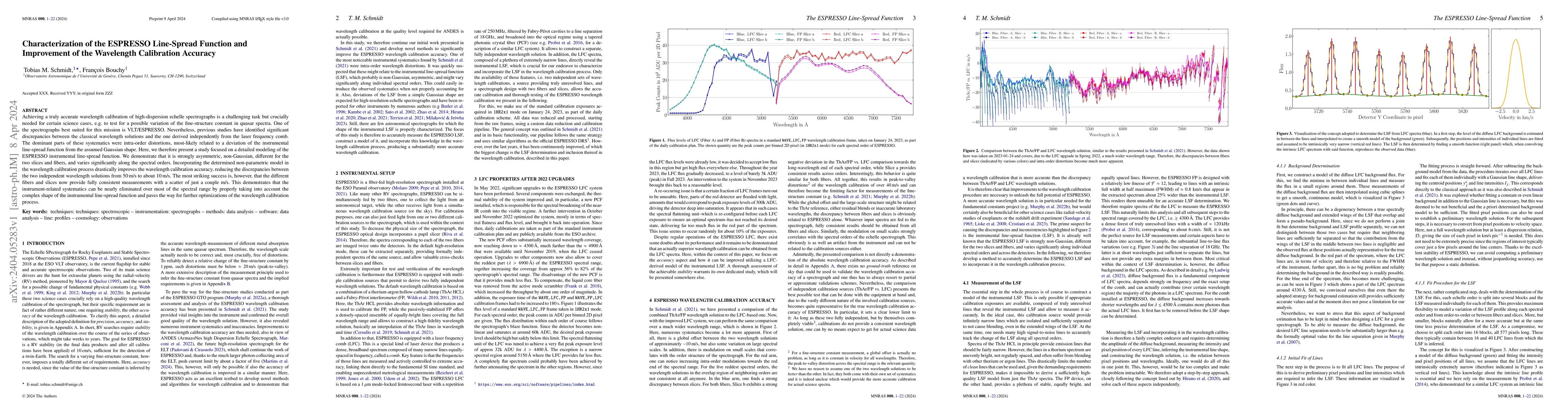 Thumbnail for Characterization of the ESPRESSO Line-Spread Function and Improvement of
  the Wavelength Calibration Accuracy