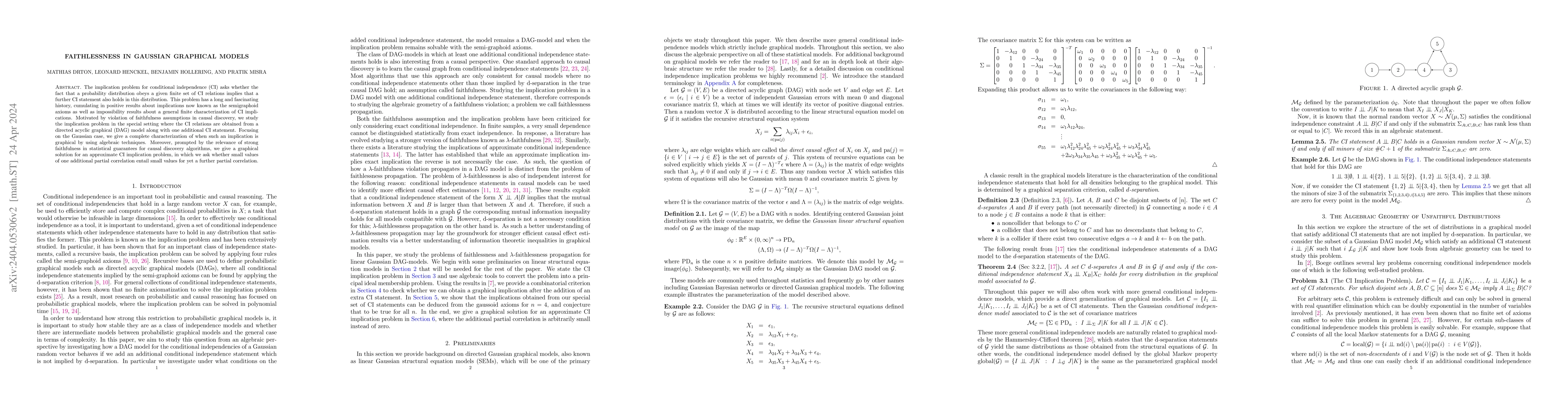 Thumbnail for Faithlessness in Gaussian graphical models