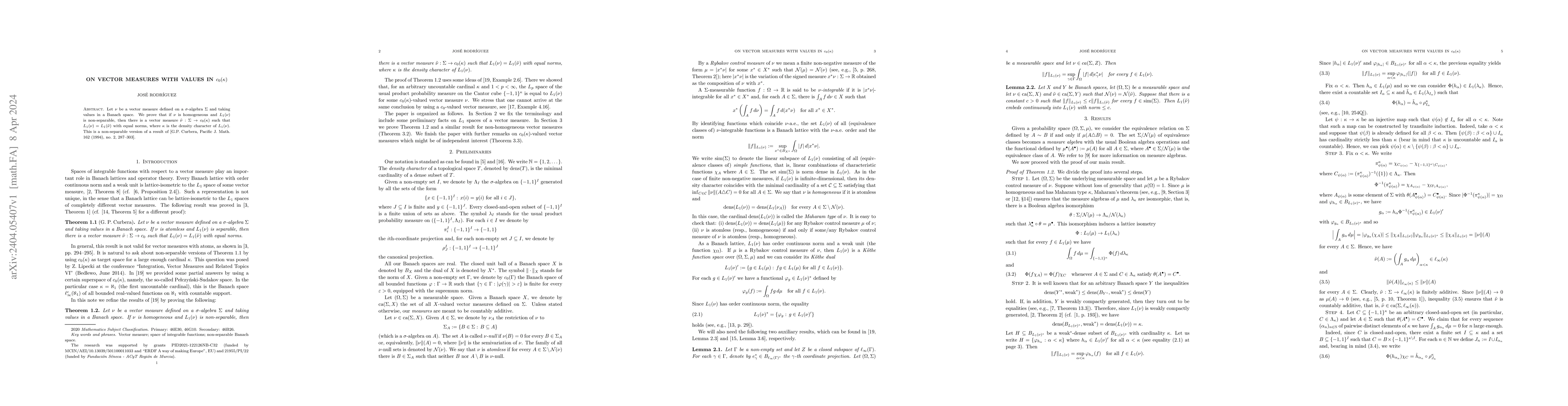 Thumbnail for On vector measures with values in $c_0(\kappa)$